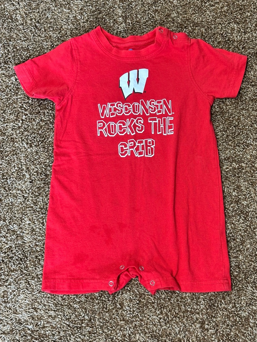 Wisconsin Badgers Romper Size 18 Months